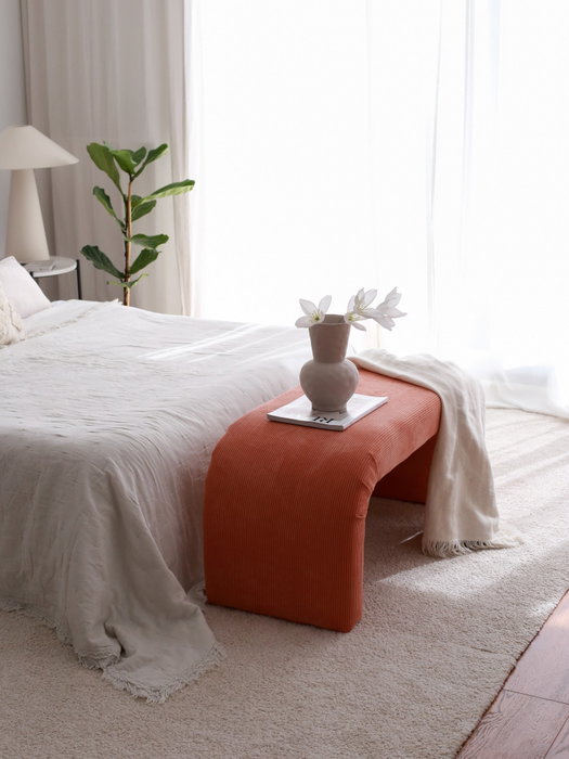 Atelier Del Sofa Nu Bench - Coral Atelier Del Sofa Nu Bench - Coral